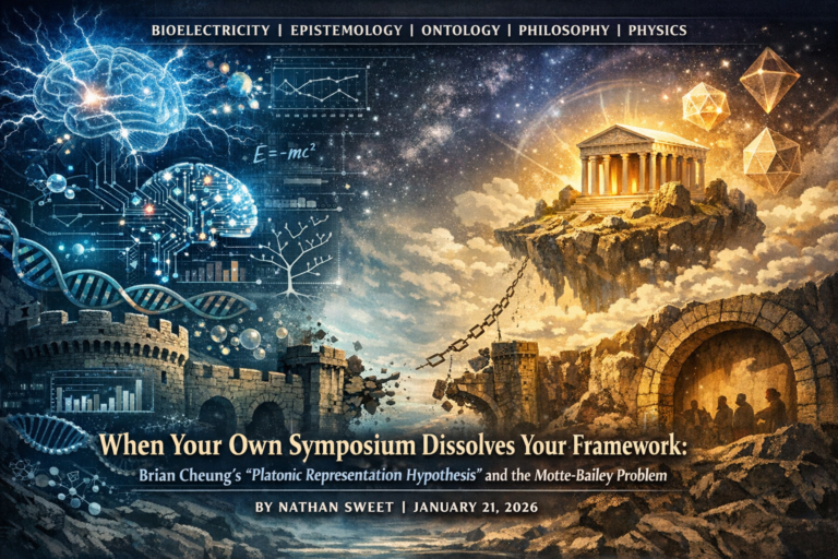 Is Michael Levin’s Platonic Morphogenesis Scientific? Brian Cheung’s Bidrectional Relational Convergence Research Reveals the Motte-Bailey Problem