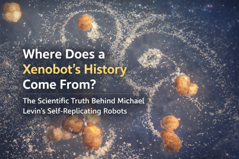 Where Does a Xenobot’s History Come From? What Pays the Computational Cost?: The Scientific Truth Behind Michael Levin’s Self-Replicating Robots and “Free Lunches”