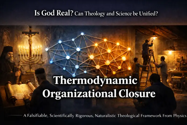 Is God Real? Can Theology And Science Be Unified Without Supernaturalism? What Does Hebrew Actually Say about God is Love? A Falsifiable Answer: Thermodynamic Organizational Closure (TOC)
