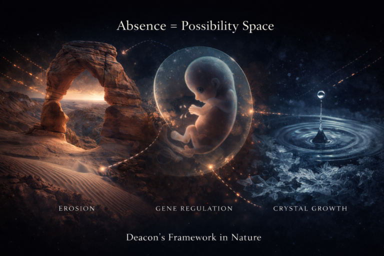 Absence IS Possibility Space. A Recursive Constraint Falsification Analysis of Michael Levin’s Platonic Morphospace Hypothesis: Platonic Space Discussion #3