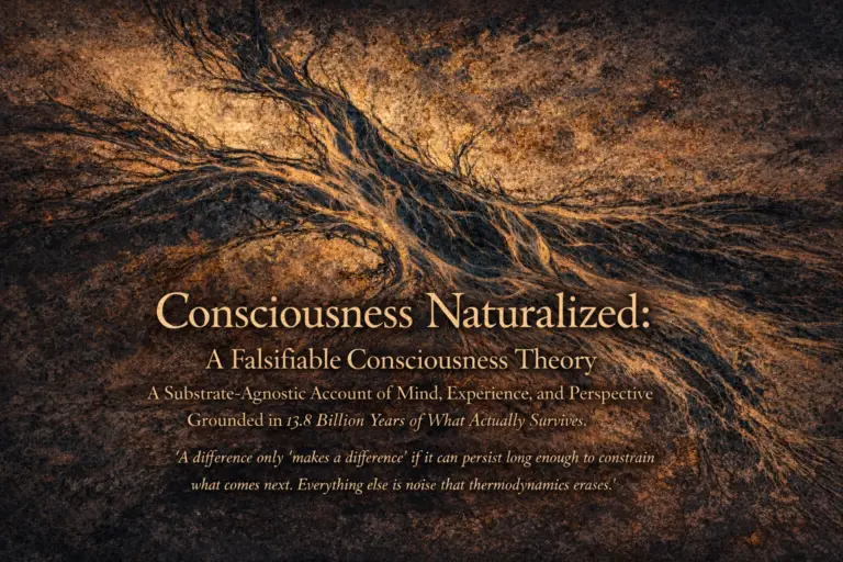 Consciousness Naturalized: A Falsifiable Substrate-Agnostic Consciousness Theory