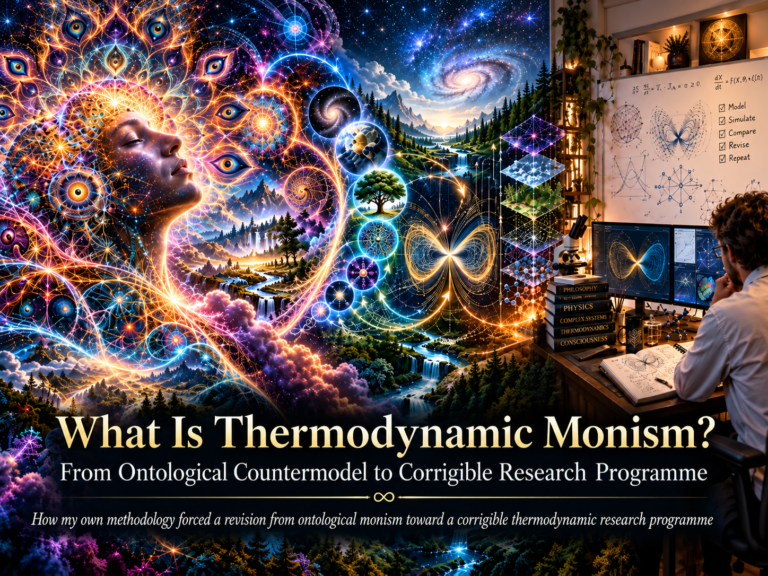 What Is Thermodynamic Monism? Auditing My Own Framework—September 2026 Revisions and Clarifications