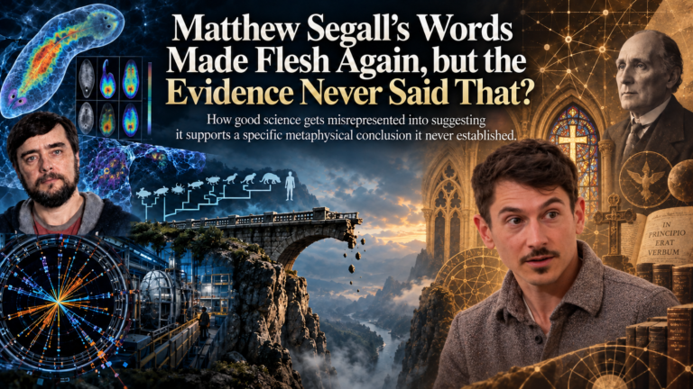 Matthew Segall’s Words Made Flesh Again, but the Evidence Never Said That?